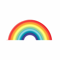 Naklejka premium Colorful Rainbow Arc