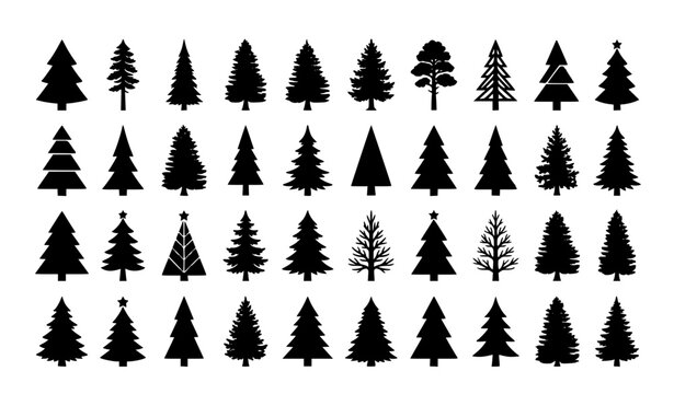 'Target Focus and Crosshair Outline Icon Set with Precision Navigation and Goal Vector Collection