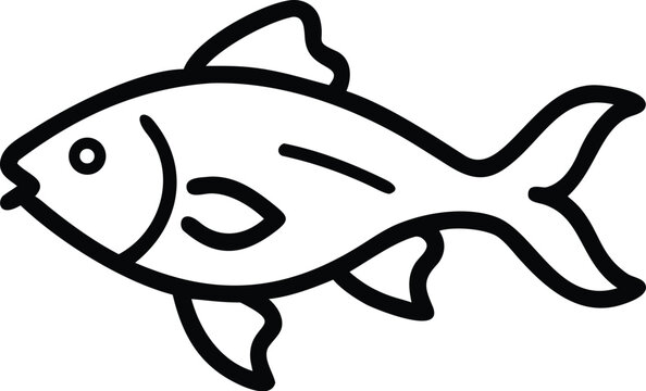 Black and white of a jumping carp fish water splash