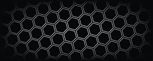 Obraz premium Dark metal diamond mesh grid background. Seamless vector illustration of black perforated steel grating sheet with rhombus holes for industrial technology and engineering design.