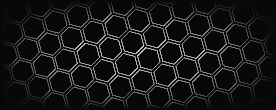 Dark metal diamond mesh grid background. Seamless vector illustration of black perforated steel grating sheet with rhombus holes for industrial technology and engineering design.