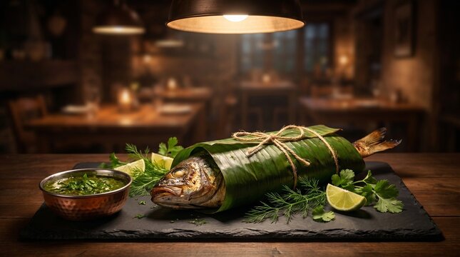 Traditional Parsi Fish Dish &ndash; Patra Ni Machhi Feast