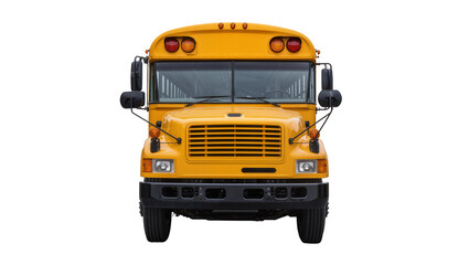Yellow school bus front view © Emma