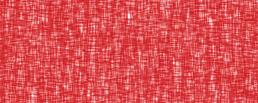 Red gingham fabric seamless pattern. Cute check plaid. Picnic kitchen tablecloth texture. Gingham square vintage texture. Vector illustration isolated on white background.