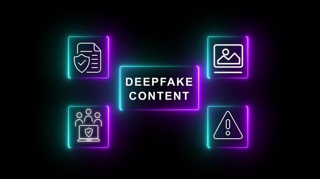 Digital HUD futuristic motion graphic element cyber generated background. Technology hologram frame border and viewfinder element. Graphics around the edges for use in movies, games and animation.4k