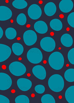 Abstract microscopic biological organism pattern