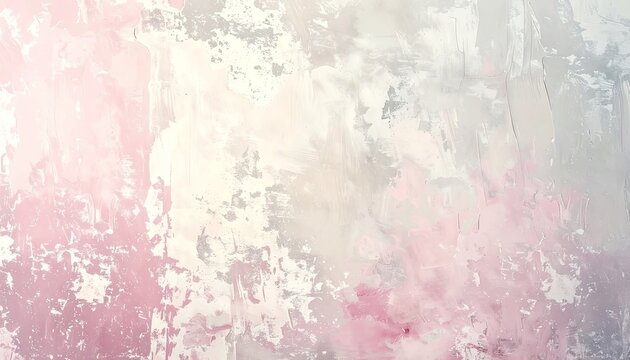 A textured abstract background with soft pink and gray tones.