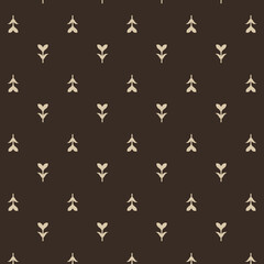 Fototapeta premium seamless vector pattern geometric floral print