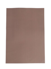 Naklejka premium Empty brown paper bag standing isolated on a white background png