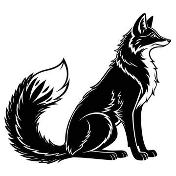 wolf tribal tattoo