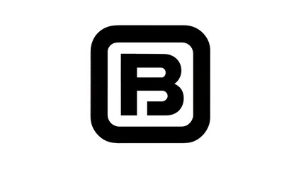 Black letter B inside rounded square logo © Jonas