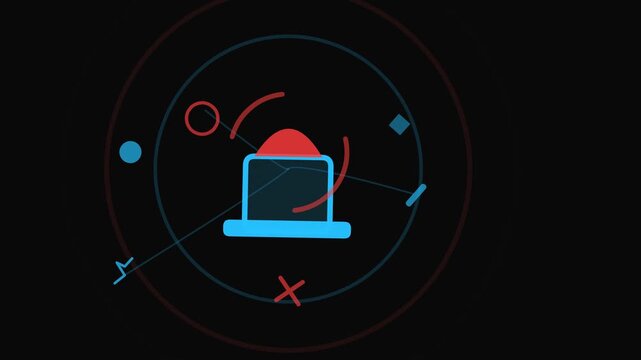 Secure Data Breach Warning Warning Beacon Alarm Loop 182