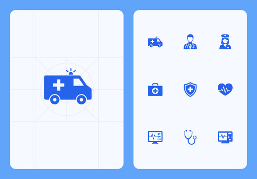 Medical Clinic Icons Set