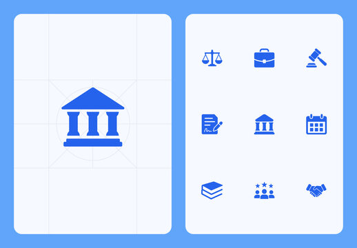 Legal Services icon set