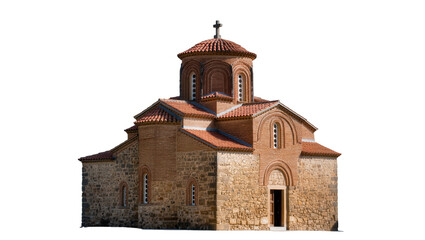 Byzantine Church with Dome and Cross © Johanna