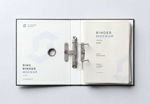 Ring Binder Mockup