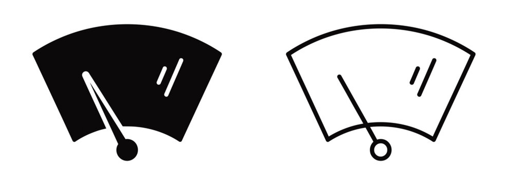 car windscreen icon symbols, Solid black and editable stroke icons. car windscreen icon In Flat and stroke Style Vector For App, UI, Websites. Black Vector Illustration.