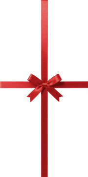Red gift bow