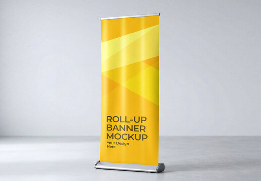 Roll Up Banner Mockup