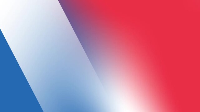 Dynamic Abstract Background with French Flag Colors Gradient Motion Graphic Loop.