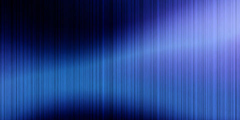 Fototapeta premium Abstract blue lines futuristic background featuring fine vertical with smooth blue gradient and dark flowing shapes