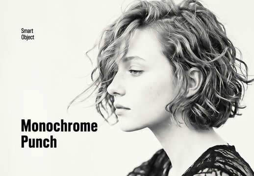 Monochrome Punch Photo Effect