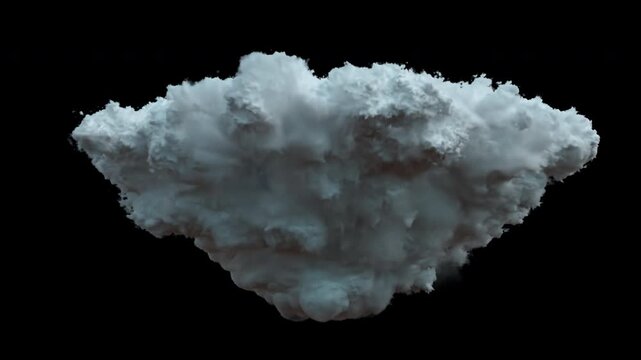Funnel Cloud VFX Element with Alpha Channel