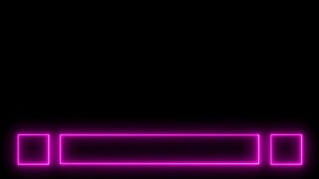 Neon line Modern cool-designed lower third in 4K alpha channel. Stunning 4K-alpha channel lower third quality for a title, TV news, information call box bars, and news channels. Easy to use. 4k videos