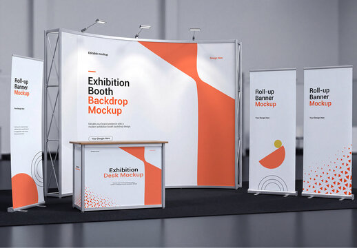 Exhibition Booth Mockuup