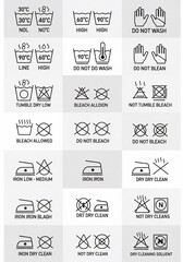 Obraz premium Laundry's Silent Language: A Pictorial Guide