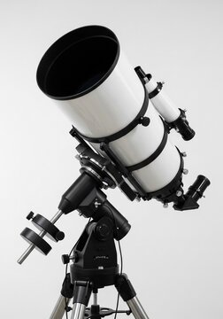 Celestial Gazer's Dawn: A Study in Stark Light and Cosmic Aspiration