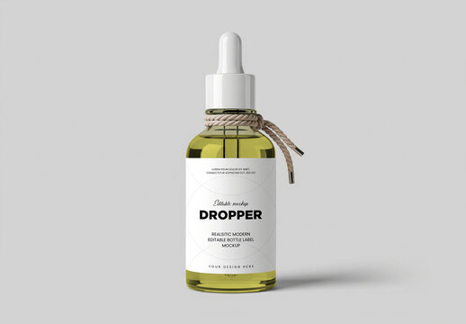 Dropper Bottle Mockup