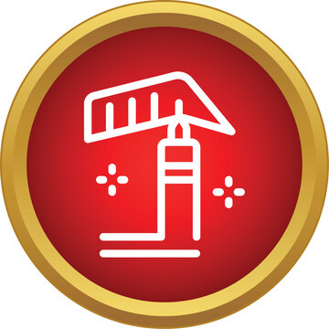 Eyebrow microblading tattoo machine icon representing permanent makeup and beauty treatments