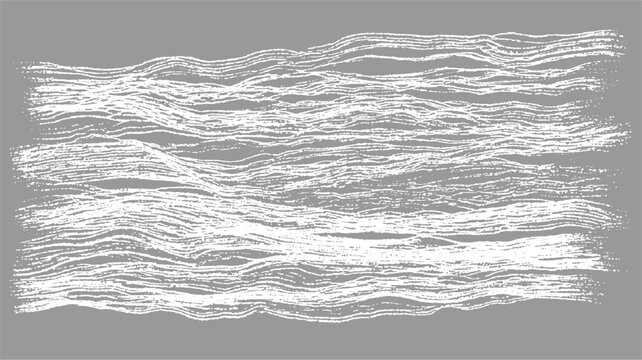 Abstract wavy lines texture white on grey background pattern