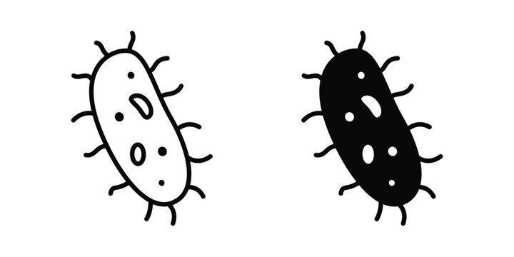 Bacterial infection icon. Graphic elements vector design.