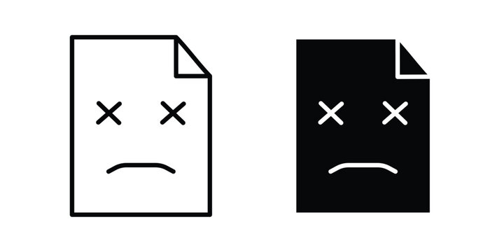 Broken Image icon. Graphic elements vector design.
