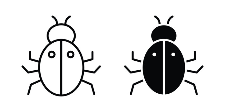 Bugs icon. Graphic elements vector design.