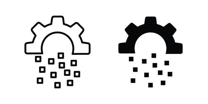 Digital transformation icon. Graphic elements vector design.