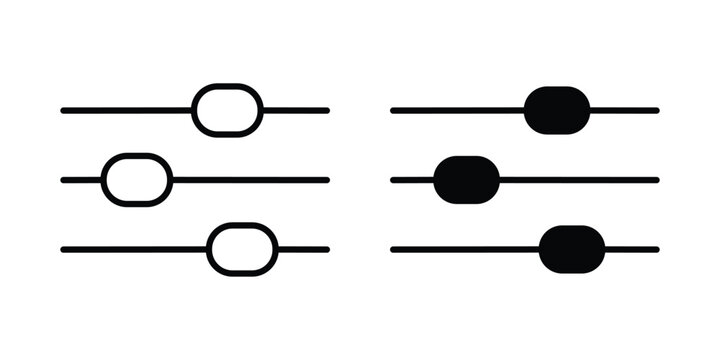 Filter Button icon. Graphic elements vector design.