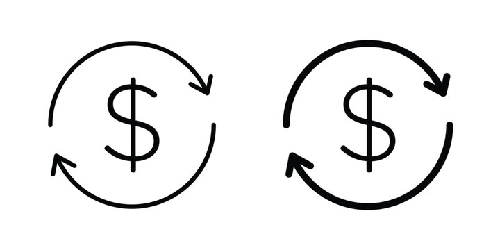 Recurring payments icon. Graphic elements vector design.