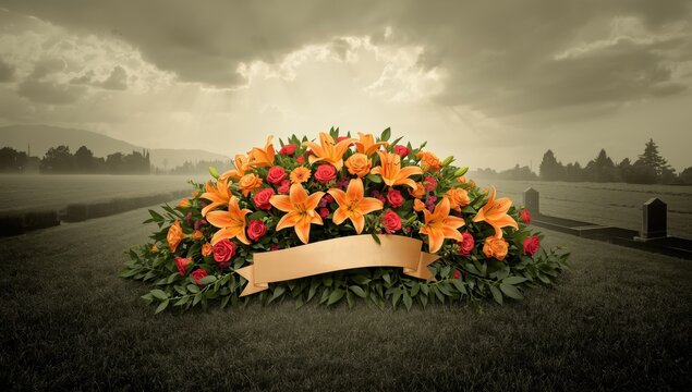 Citrus bloom display. Flowering sign.