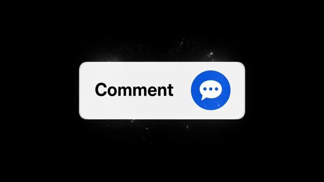 Animated Social Media Engagement Buttons &ndash; Like Comment Share Follow CTA Motion Graphics Overlay