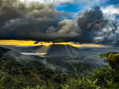 Lake in the mountains, Morogoro, Tanzania.
