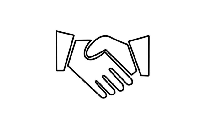  artwork of a handshake representing corporate success, partnership agreement, professional networking, business opportunities, office collaboration, and positive client relations."