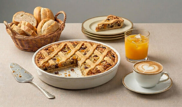 Traditional Pastiera di Grano Recipe: Easter Wheat Pie with Candied Fruit