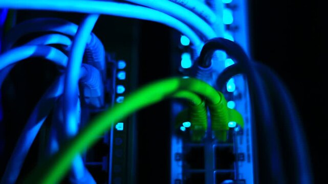 Ethernet cables, RJ 45, 10/100/1000 Mbps.