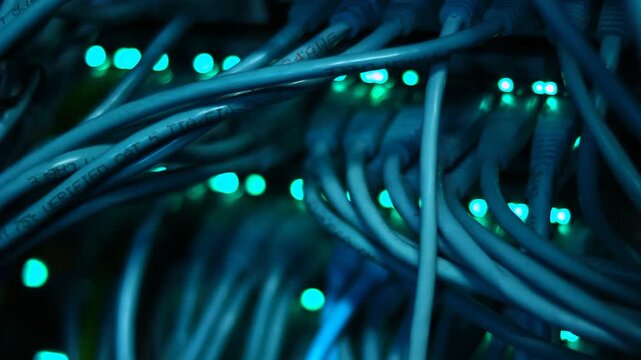 Ethernet cables, RJ 45, 10/100/1000 Mbps.