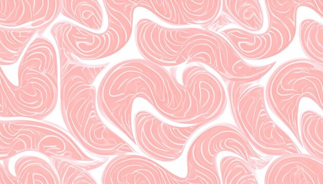 Swirling pink salmon meat pattern abstract background