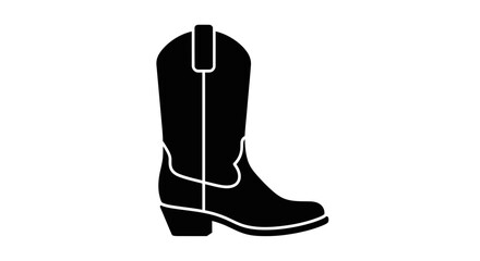 Cowboy boot stands as a classic symbol of western heritage and rustic fashion, representing the adventurous spirit of the American frontier. © Laronspbg