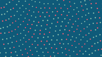 Abstract polka dot pattern on blue background © MUNEEA